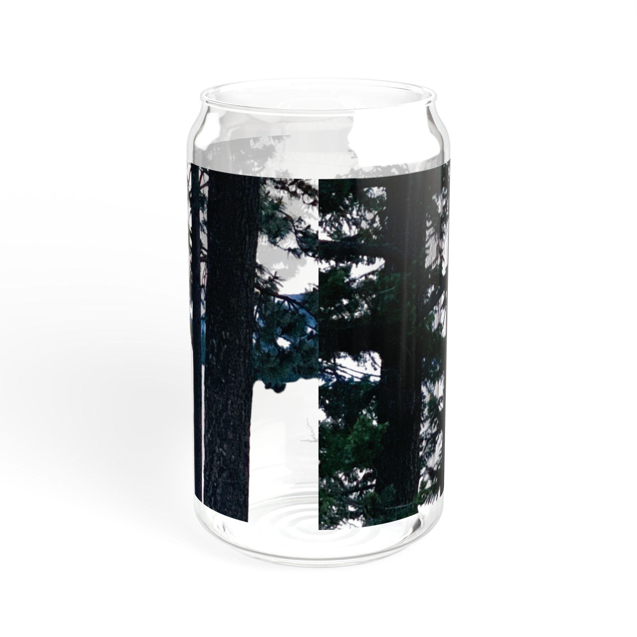 Clear Montana Lake Glass Sipper 16oz