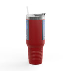 CA Dreamin' 40oz Insulated Travel Mug — Palm Print California Vibes