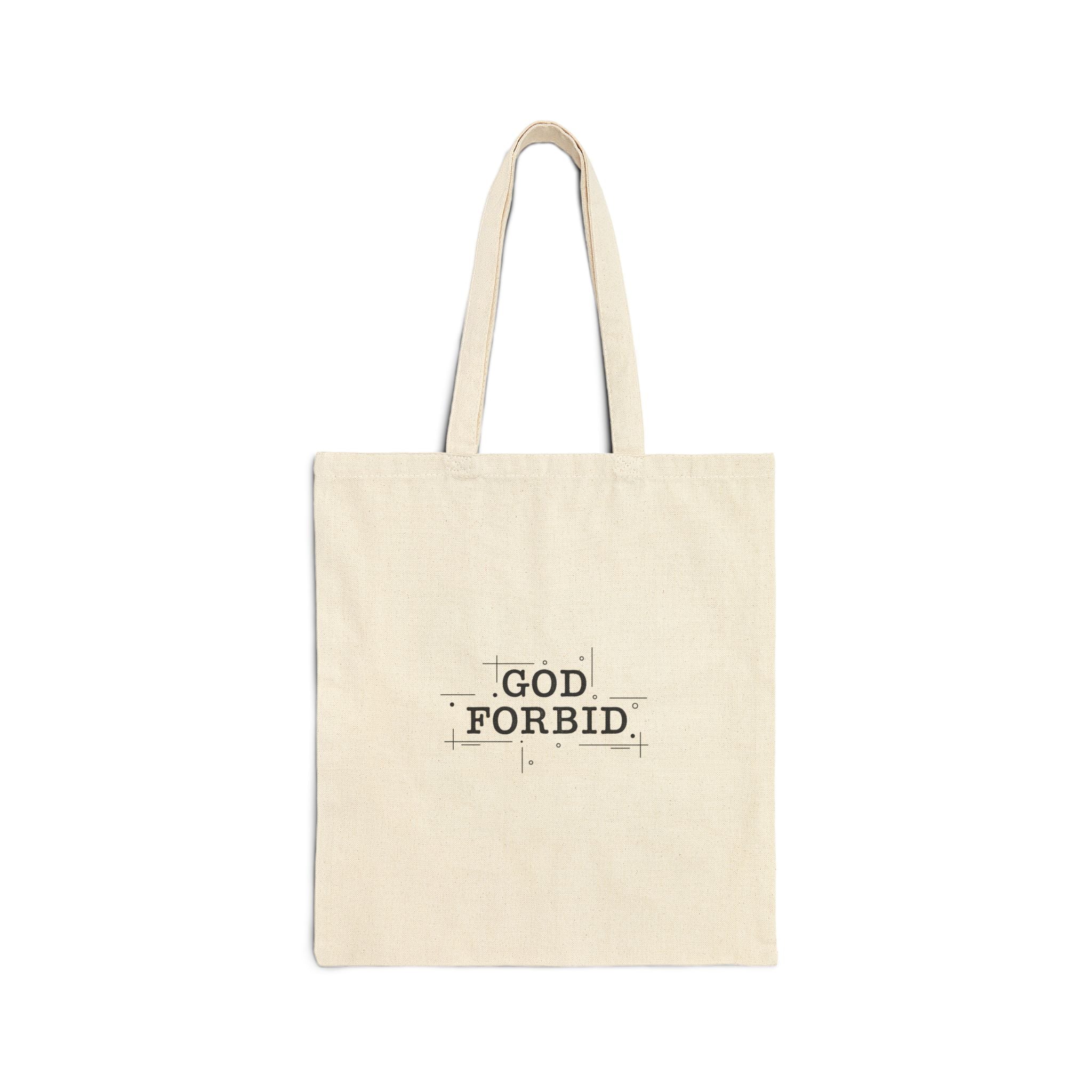 God Forbid Tote | Sarcastic Office Humor, 90s Aesthetic Typewriter