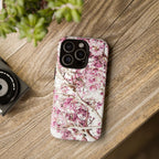 Blossom Tough Phone Case – Pink Floral Protective iPhone Cover