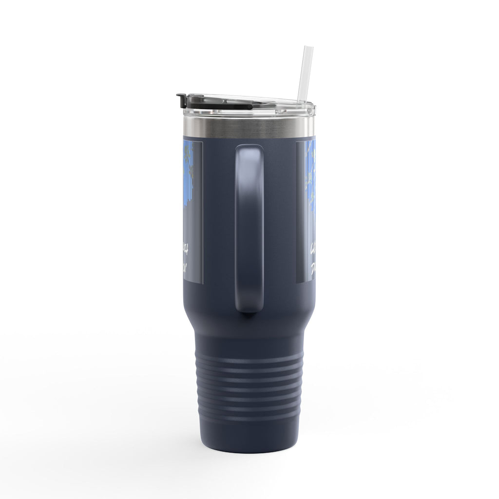 CA Dreamin' 40oz Insulated Travel Mug — Palm Print California Vibes