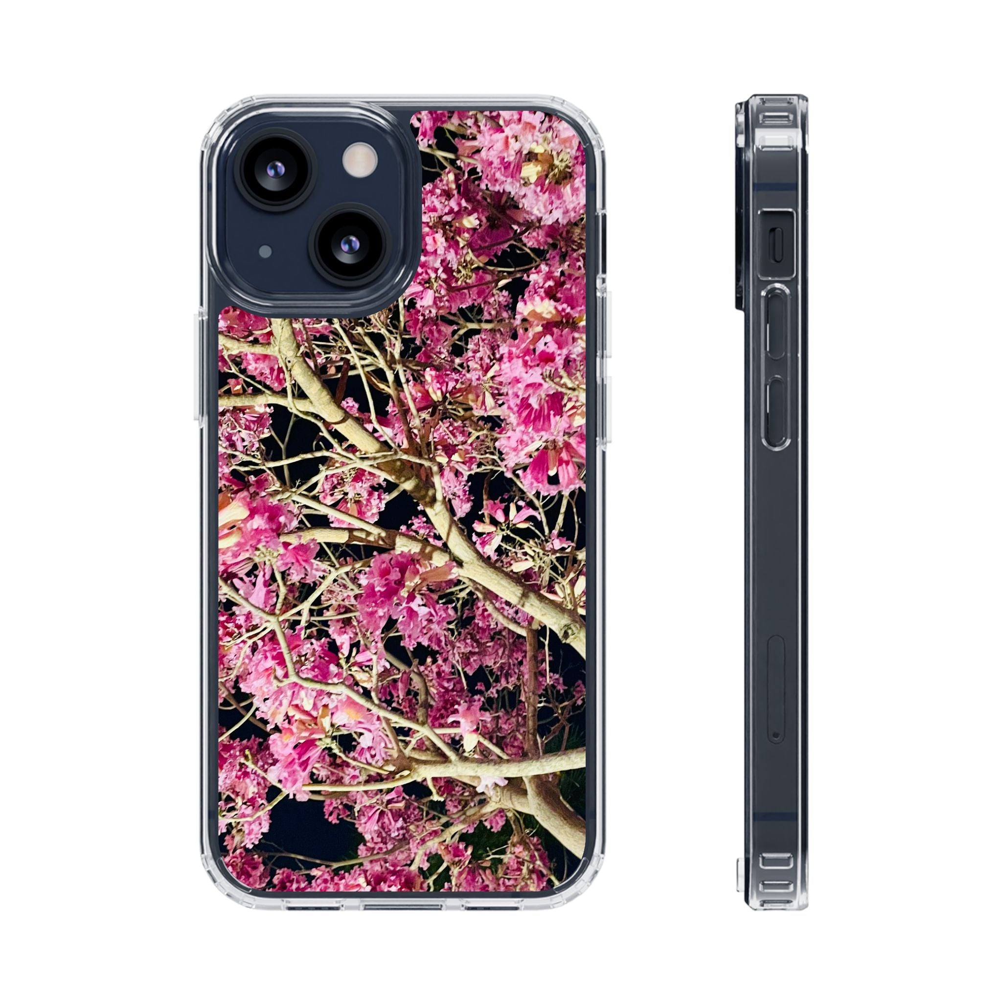 Pink Flower Blossom Impact-Resistant Phone Case