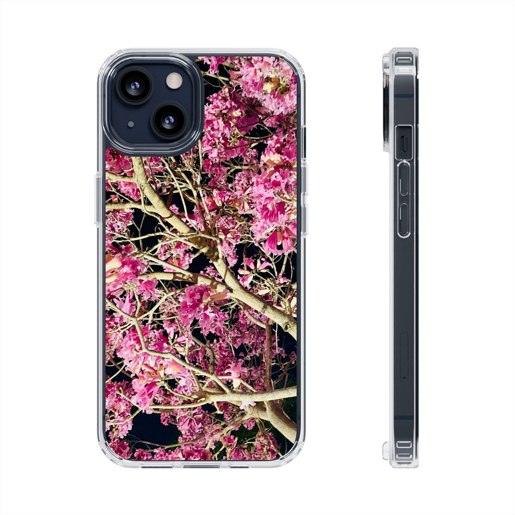 Pink Flower Blossom Impact-Resistant Phone Case