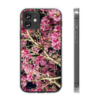 Pink Flower Blossom Impact-Resistant Phone Case