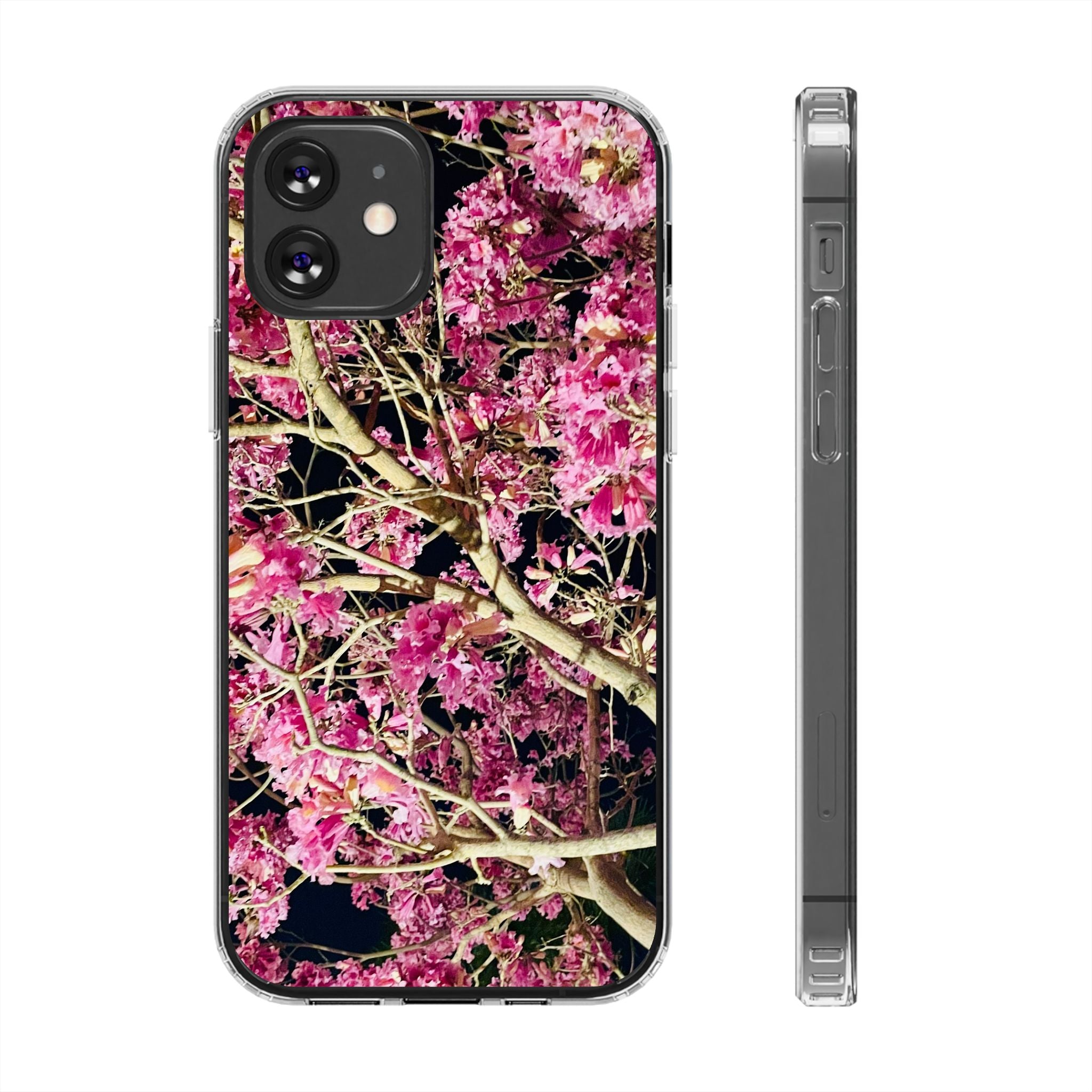 Pink Flower Blossom Impact-Resistant Phone Case
