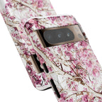 Blossom Tough Phone Case – Pink Floral Protective iPhone Cover