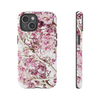 Blossom Tough Phone Case – Pink Floral Protective iPhone Cover