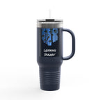 CA Dreamin' 40oz Insulated Travel Mug — Palm Print California Vibes