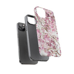 Blossom Tough Phone Case – Pink Floral Protective iPhone Cover