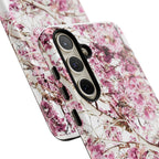 Blossom Tough Phone Case – Pink Floral Protective iPhone Cover