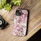 Blossom Tough Phone Case – Pink Floral Protective iPhone Cover