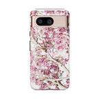 Blossom Tough Phone Case – Pink Floral Protective iPhone Cover