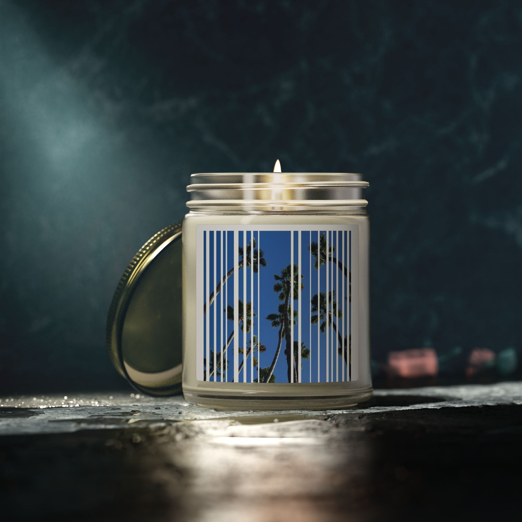 California Palm Scented Candle — Coconut Apricot Wax (4oz, 9oz)
