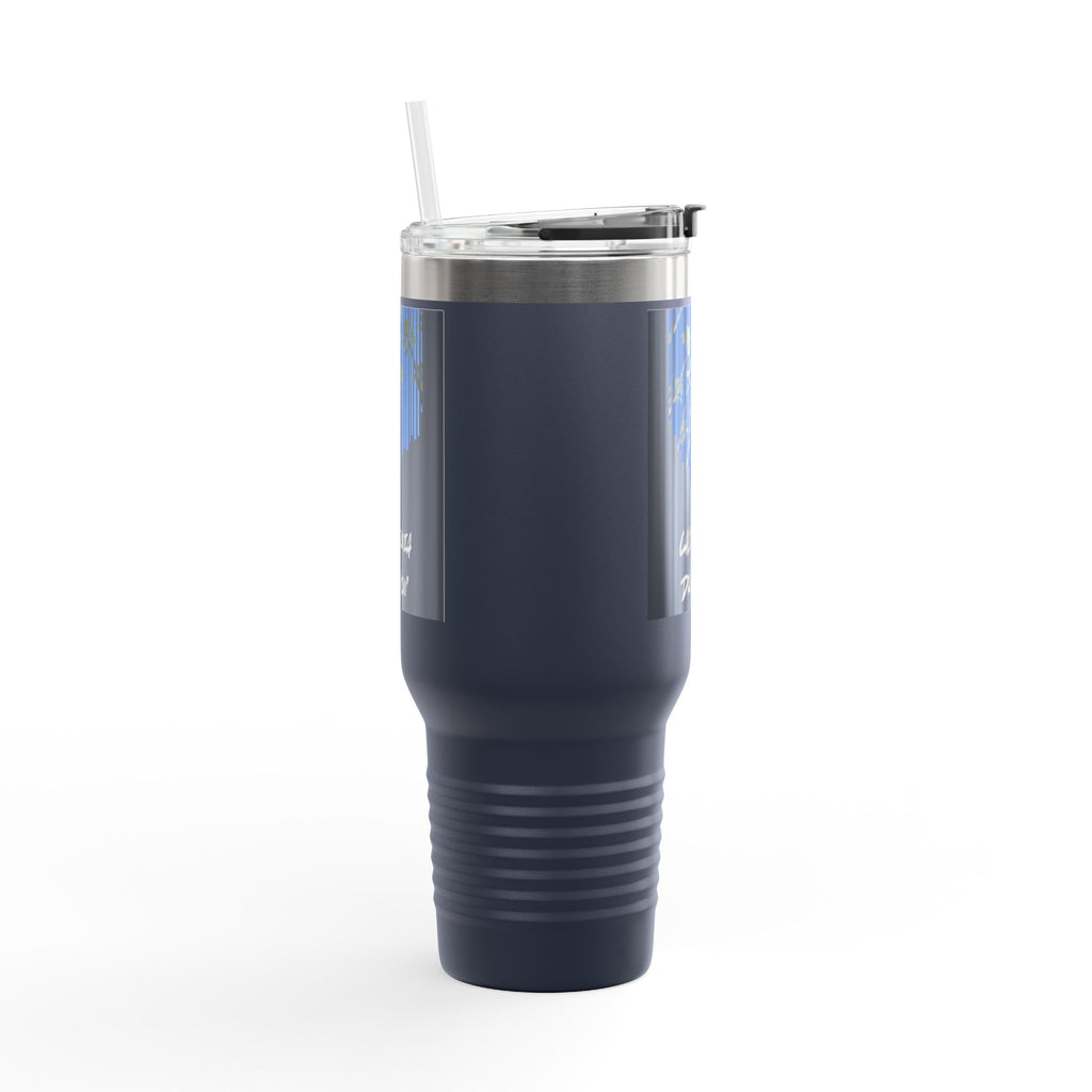 CA Dreamin' 40oz Insulated Travel Mug — Palm Print California Vibes