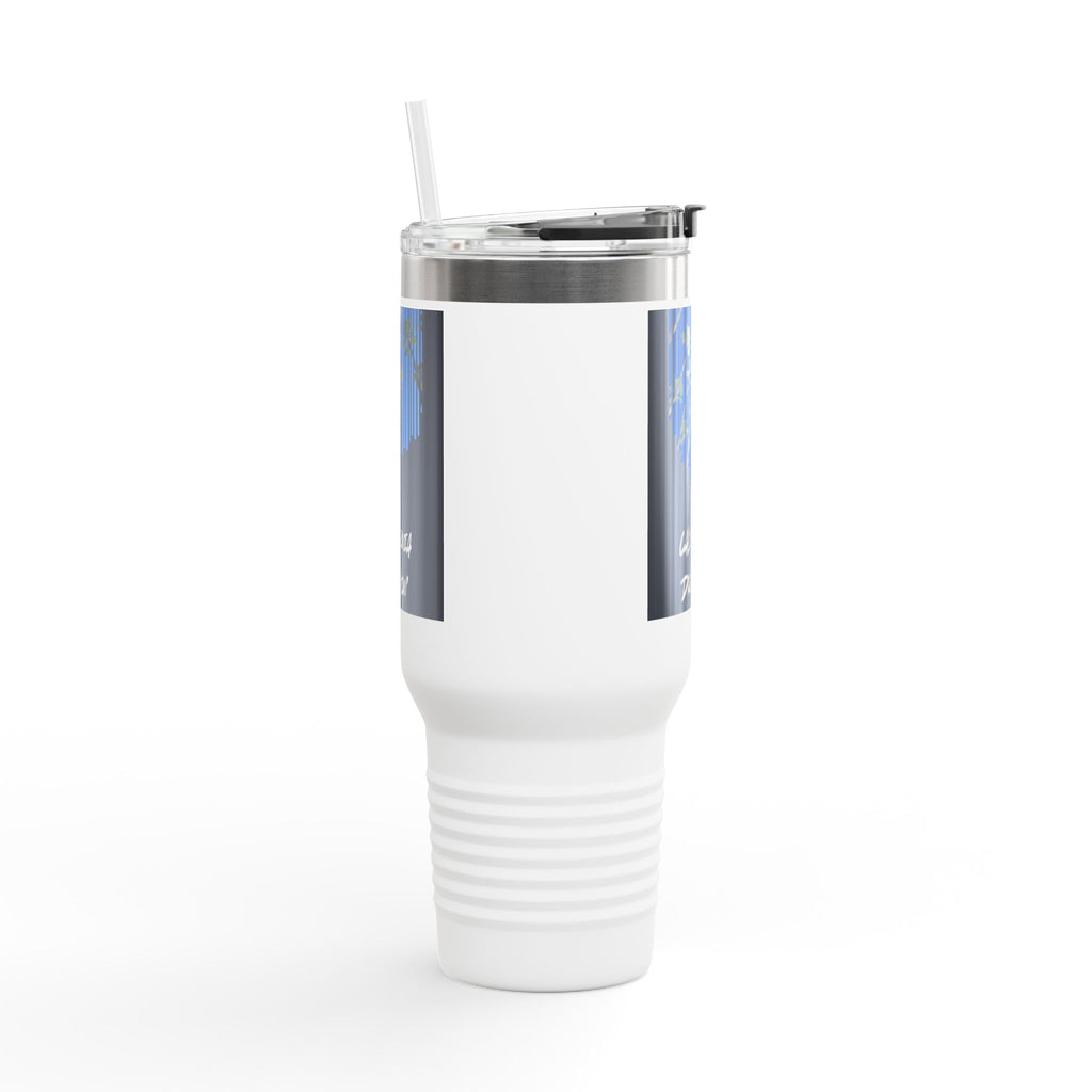 CA Dreamin' 40oz Insulated Travel Mug — Palm Print California Vibes