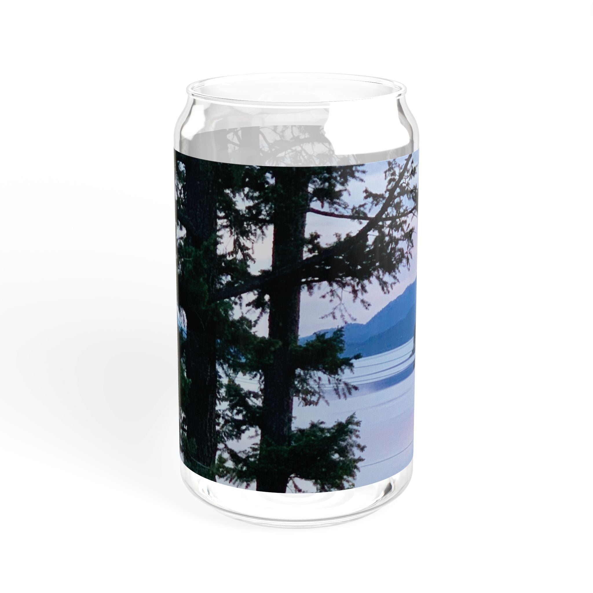 Montana Lake Glass Sipper 16oz