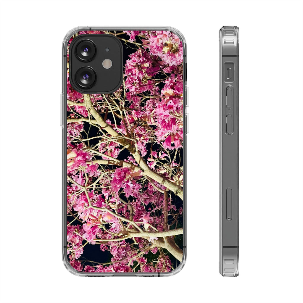 Pink Flower Blossom Impact-Resistant Phone Case