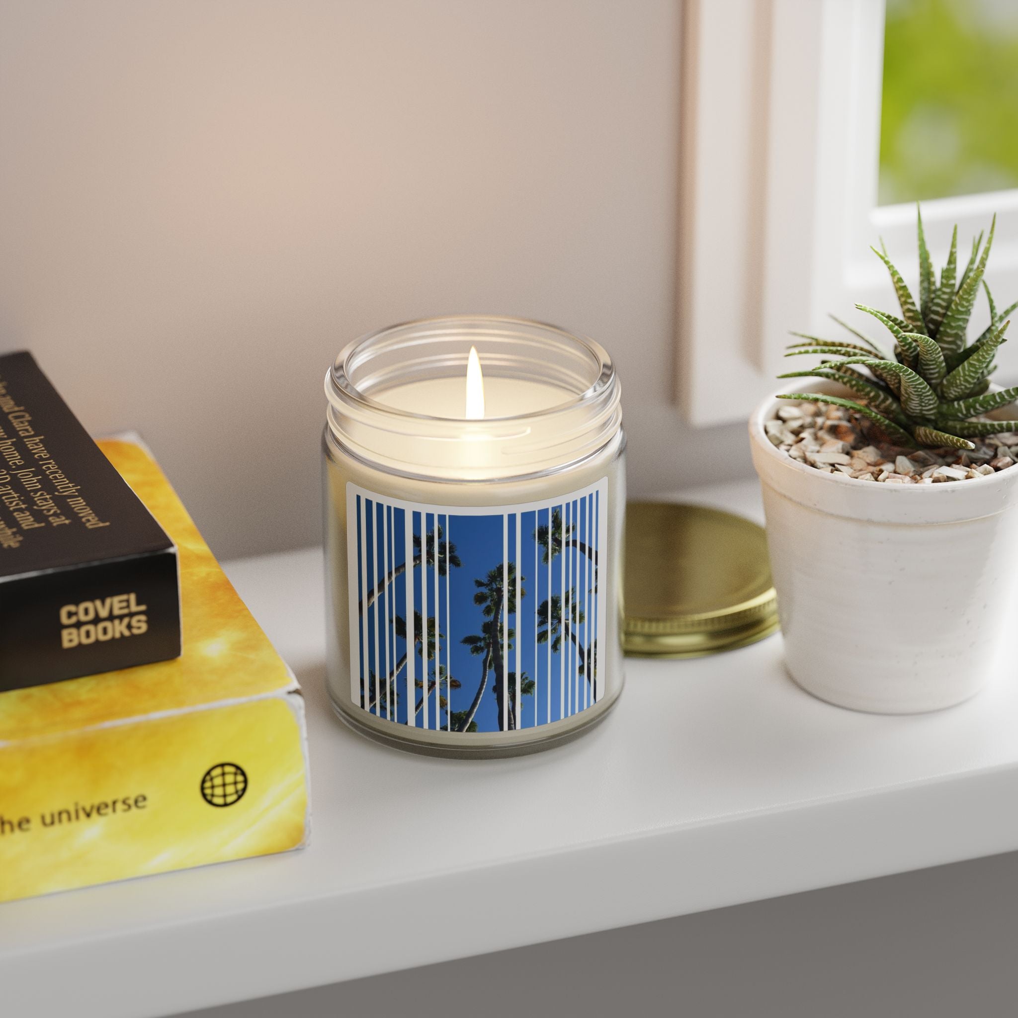 California Palm Scented Candle — Coconut Apricot Wax (4oz, 9oz)