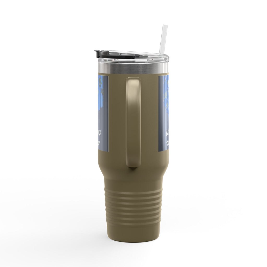 CA Dreamin' 40oz Insulated Travel Mug — Palm Print California Vibes