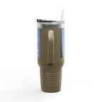 CA Dreamin' 40oz Insulated Travel Mug — Palm Print California Vibes